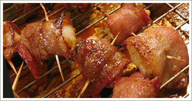 bacon olive hot appetizercrostini