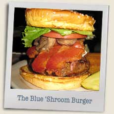 Blue Shroom Burger